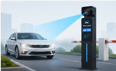 Vehicle detection by a VehiCodes ANPR camera