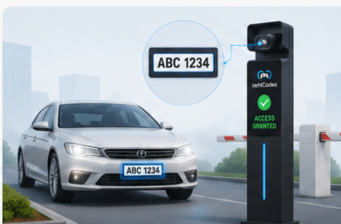 Vehicle licence plate recognition by VehiCodes